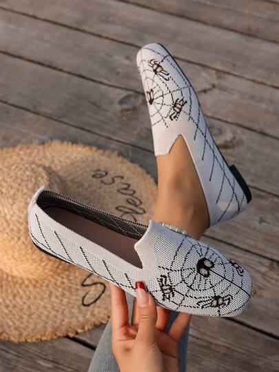 Giày bệt đế mềm thoải mái, thoáng khí, cỡ lớn, kiểu dáng thường ngày, thích hợp cho mùa xuân/hè.