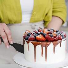 1 st/3 st silikonkrämsskrapa, högtemperaturbeständig bakspatel i ett stycke, lämplig för att breda ut honung, grädde, skära kakor, blanda mjöl, praktiskt köksredskap - Visa 4