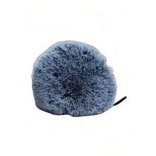 Plush Microphone Cover For Blue Condenser Microphone Furry Mic Noise Reuction Wind Sheild Windscreen - Gray-black - View 6