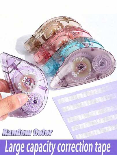 Double-Sided Adhesive Dots Glue Tape, Acid Free & Archival-, Permanent Tape Roller Tape Runner, Adhesive Tape Dispenser For Crafts And Scrapbooking,Sticky Glue Tape Runner Scrapbooking Supplies For Adults