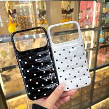 【新商品 春夏新作 】【韓国 オシャレ人気】高級レストランスマホケース 韓国かわいい新デザインのスマホiphone17ケーススマホケース かわいい iPhone16ケース、耐衝撃性、iPhone17Proケース16 Pro Max/15 Pro/14/13に適合 - ホワイト - チェックする 4