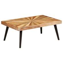 Coffee Table Solid Mango Wood 90x55x36 Cm - Brown - View 7