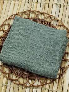 Luxury Knitted Baby Outfit Set With Cardigan - 苔綠色 - 查看 6