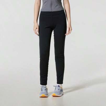 Under Armour Quần legging thể thao nữ Packaged Base Legging 3.0-BLK lót lông cừu, thích hợp cho tập luyện và chạy bộ, mã sản phẩm 6004068-002