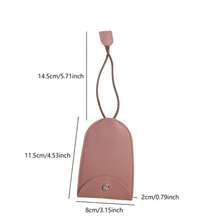 1pc Multi-Functional Large Capacity Retractable Cute Key Holder, Unisex Keychain Pouch For Home Use - Multicolor - View 4