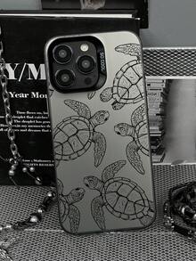 TPU材质海龟线条艺术印花手机壳，防震保护，适合作为礼物送给家人、朋友、孩子，也适合生日、春季、节日、男朋友、女朋友等场合，兼容 11/12/13/14/15/16/16 Pro/16 Pro Max、Galaxy A05/A15/A25/A35/A53/A54/A55/S23/S24等机型。 - 彩色 - 查看 4