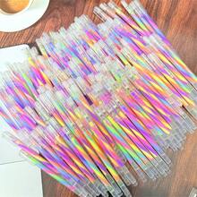 18pcs Fluorescent Glitter Colorful Pen Set | Vibrant Mixed Colors, Perfect For Journaling, Greeting Cards, Crafts, Photo Albums, Drawing, Note-Taking And Artistic Creation | Easter | Mother's Day | Office And School | Wedding And Gifts - Sets - View 3