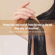 300克角蛋白发膜 | 玛卡提取物 + 胶原蛋白 + 水解角蛋白 | 摩洛哥坚果油和椰子油 | 保湿修护 | 丝滑柔顺 | 适合所有发质 - 300g - 查看 4