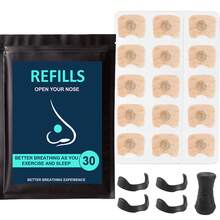 60片磁性鼻贴，止鼾器，改善呼吸，提升睡眠质量，防汗亲肤，男女通用，均码 - Multicolor - 查看 9