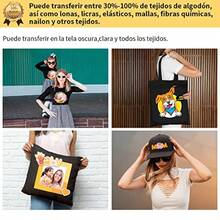 TransOurDream - Marca de confianza.Papel de Transferencia Para oscuro Camiseta 3.0 8.5x11'' 20 Hojas Papel Transfer Apto Para Impresora Tintaand Láser Fácil de Usar Perfecto para Fiesta. (MX-D3-20) - Oscuro - Ver 2