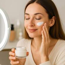 Frosted Glass Jar With Silver Lid, Refillable Empty Container For Skincare Products, Body Lotion, Cream, Mask - Silver - View 6