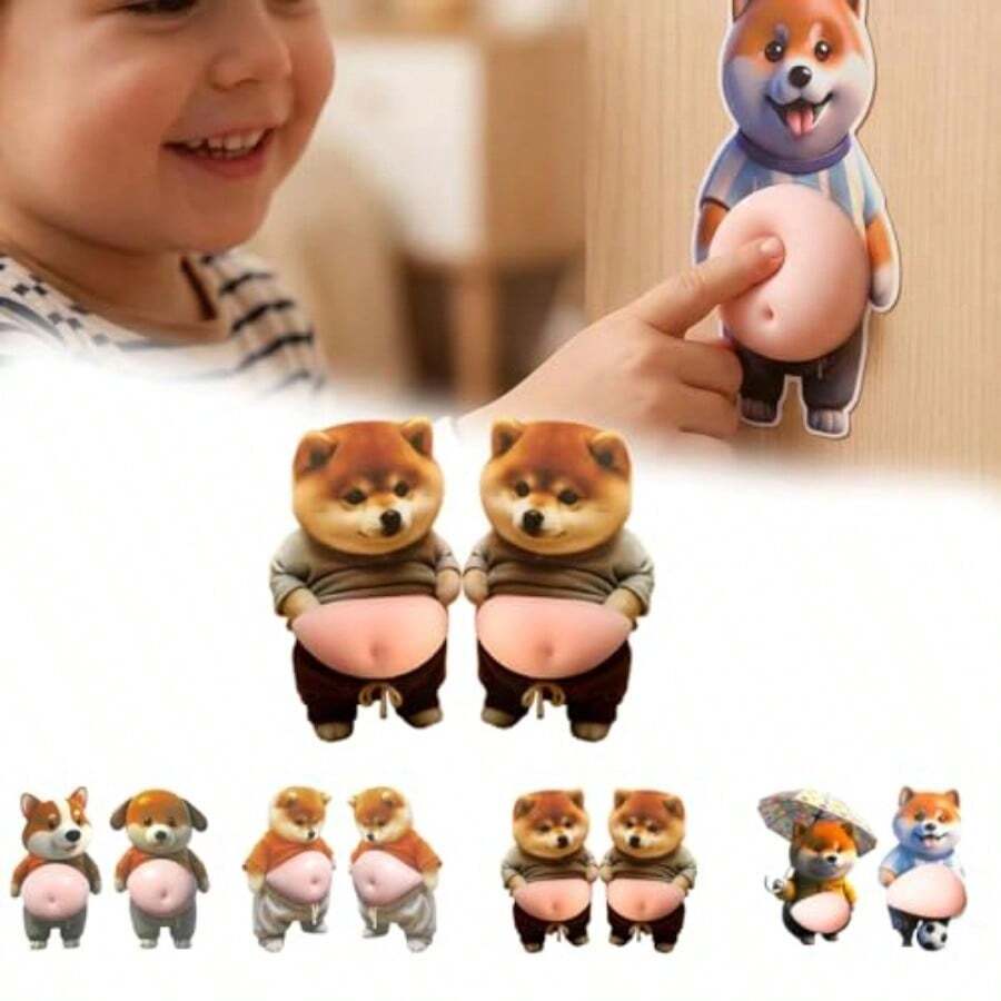 パンダ シール 3D 柔らかいお腹 ぷにぷにシール かわいい 3D もっちりスクイーズ ステッカー シー ル帳 デコレーション 携帯電話飾り用 手帳用 日記帳用 车用 手芸用品 - A - チェックする 1