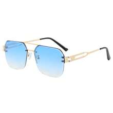New Fashion Fashion Glasses Frameless Square Fashion Glasses Unisex Rimless Cateye Fashion Glasses - Multicolor - View 5