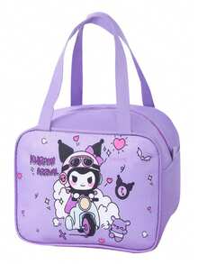 SANRIO Túi đựng cơm trưa cách nhiệt bằng giấy bạc dày dặn, hình hoạt hình dễ thương, túi xách tay di động, túi đựng thực phẩm chống thấm nước có thể tái sử dụng, phù hợp cho đi làm hàng ngày, dã ngoại, du lịch, nhẹ và bền với khả năng cách nhiệt tốt. - Nhiều màu - Xem 8