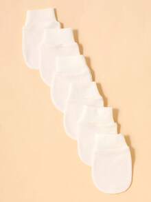 Găng tay rắn cho bé 3 cặp - trắng - Xem 5