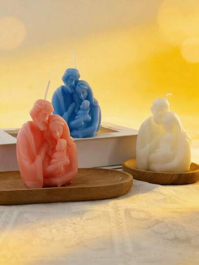 1支装欧洲家庭香氛蜡烛，节日专属蜡烛，香氛蜡烛装饰，礼品蜡烛，奢华家居装饰，摄影道具，节日礼物，复活节，母亲节