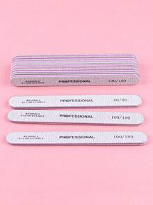 灰白相间指甲锉，直锉，美甲护理工具 - 淺灰色 - 查看 8