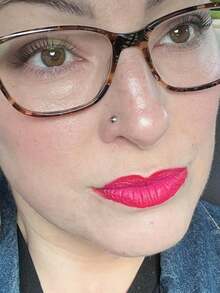 Fake Piercings Fake Face Piercing Fake Lip Stud Fake Nose Stud Stick On Fake Bridge Eyebrow Piercing Fake Eyebrow Ring Fake Piercing Balls Face Gems Hair Gems Hair Jewels Face Jewels Eye Jewels Stick On Hair Gems Sticky Hair Rhinestones Face Rhinestones For Prom Halloween Music Festival - Sticker - View 2