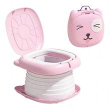 Trintion Compact 2-In-1 Training Potty, Toilet Seat With Splash Guard & Chair, Portable Urinal, Durable Material, Easy Storage For Indoor Outdoor Use - Pink - View 2