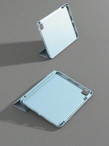 1pc 10.2" 9th/8th/7th Gen, 10.9" 10th Gen, Air 4/5 10.9", Air 11", Pro 11" Protective Case With Pencil Slot, TPU Soft Back Cover, Auto Sleep/Wake - Light Blue - Baby Blue - View 5