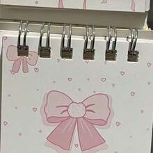 2026 Pink Bow Desktop Calendar, Mini Calendar Decor, Suitable For Students - Single Piece - View 4