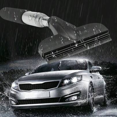 مُنظف مرآة السيارة/الدراجة النارية القابل للسحب، أداة فعالة لتنظيف مرآة الرؤية الخلفية من المطر، منظف مرآة السيارة، بديل لمنظف الزجاج الأمامي، كاشطة إرجونومية، مقبض سهل الإمساك، شفرة متينة، كاشطة عالية الجودة، أداة إزالة الضباب، هواة المركبات، السائقين