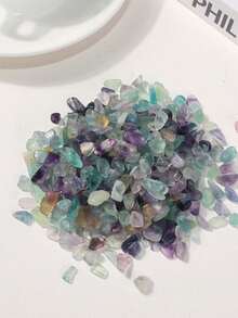 100g/3.52oz Natural Crystal Stones, Assorted Materials Pebbles, Mineral Stones, Aquarium Decor, DIY Crafts (7-9mm) - Multicolor - View 5