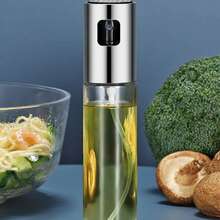 1pc Glass Oil Sprayer Bottle, Home Pressure Mist Oil Bottle, Kitchen Sauce Vinegar Seasoning Spray Bottle For Cooking & BBQ - View 8