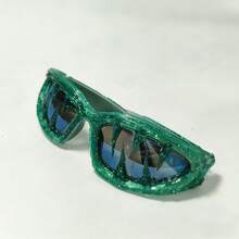 1 Pc Fashionable Dark-Style Gothic Epoxy-Coated Punk-Style Riveted Fashion Glasses - 款式5 - 查看 7