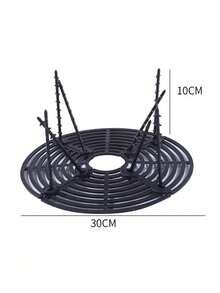 Barandilla para maceta, anti gato, perro, protección contra arañazos de mascotas, cubierta de rejilla circular de plástico para maceta, protección contra suciedad para niños - multicolor - Ver 7