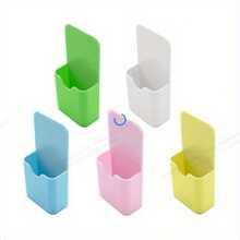 Portapenne e portamatite magnetici multicolore - Supporto di stoccaggio in plastica leggero e facile da installare per lavagne, frigoriferi, armadi - Ottimo per forniture per ufficio domestico, aula, calamite da frigo carine, organizer per scrivania e cassetti - Scaffale portaoggetti in plastica facile da installare - Visualizzare 7