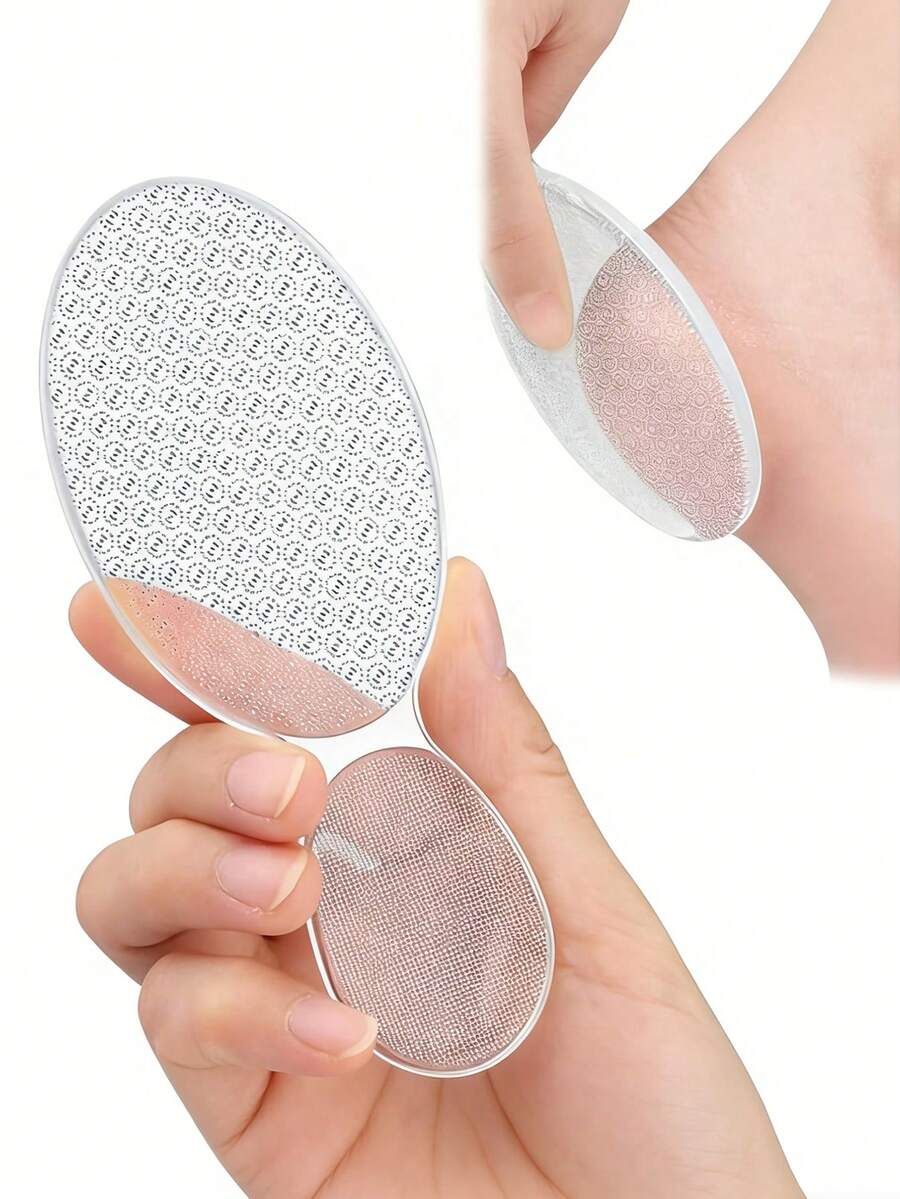 1pc Nano Glass Foot File - Odorless, Double-Sided Callus Remover, Smooth Foot Care, Nail Trimming Tool