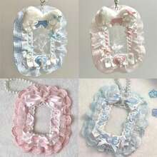 New Kpop Kawaii Photo Holder, Sweet Style, Card Protector With Ribbon, Idol Photo Display Case, Lace Photo Card Case, Gifts O03W - A4 - View 7