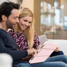 1个硅胶软壳/全包边保护/蜂窝纹理散热/保护套，兼容iPad（第十代）/11 1A16（2025） - 粉色 - 查看 5