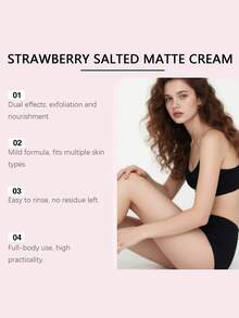 1瓶100克樱花草莓足部及身体磨砂膏。温和清洁死皮，滋润肌肤，展现透亮光泽，令肌肤倍感清新舒适。 - Strawberry - 查看 7