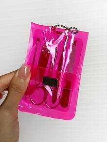 5pcs Manicure & Pedicure Set, Nail Clipper Kit, Portable Home Nail Care Tools - Multicolor - View 8