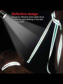 这款狗项圈采用柔软的氯丁橡胶衬垫和透气的尼龙牵引绳制成，反光耐用设计，配有快拆扣，可调节尼龙项圈，适合所有犬种的遛狗和训练。 - 彩色 - 查看 3