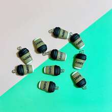 20pcs Creative Mini Coffee Cup Resin Pendant, Suitable For Handmade Jewelry Making, Earrings, Necklaces, Bracelets, Bag Charms, Couple Gifts, Resin Craft Supplies - 20 Mini Coffee Cups - View 3