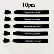 [Personalizado] Pulseras para fiestas personalizadas, pulseras de cinta desechables, pulseras de registro de eventos, personalizadas, adecuadas para eventos, cumpleaños, bodas, reuniones grupales, festivales de música y conciertos, que agregan un ambiente festivo a los conciertos de música y celebraciones - Multicolor - Ver 17