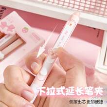 16pcs High-Looking Press-Type Erasable Gel Pen, Cute Button Design, Quick-Drying Signature Pen For Students, Exam & Study Use - Sets - View 4