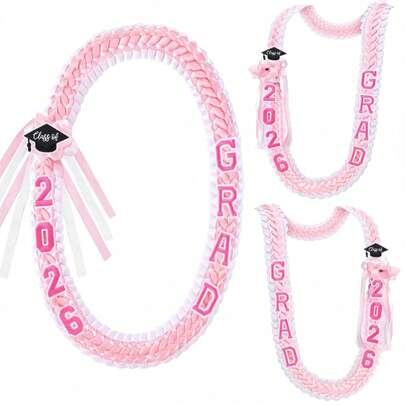 2026 Graduation Wreath, 2026 Graduate Gift, Handmade Ribbon Money Flower Wreath Necklace, Graduation Gift Supplies