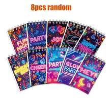 12pcs Birthday Party Notebooks, Student Notebooks, Vocabulary Notebooks, Memo Pads, Reference Notebooks, Sticky Notes, School Supplies, Student Prizes, Party Memo Books, Back To School Stationery, Christmas Memo Pads - Multicolor - View 14