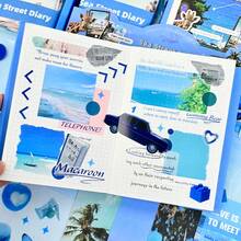 Food Themed Stationery Gift Set, Including Notebook, Memo Pad, Stickers, Suitable As Gift - 1 Set - View 3