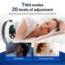 Two Modes, 20 Intensity Levels, Smart Sleep Device, Anxiety Relief, Neurological Sleep Aid, Insomnia And Calming Device, L1HC - Green - View 4