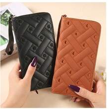 New Embroidered Long Wallet & Phone Pouch - Multicolor - View 2