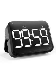 VOCOO LED Digital Timer, Battery Powered, 3 Placement Options, Adjustable Volume & Brightness, Large Easy-Read Display, Kitchen Count Up/Down 99 Min 59 Sec - Other - View 12