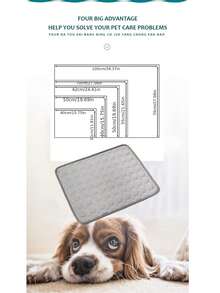 Large Size Pet Cooling Mat, Suitable For Small And Large Dogs, Summer Pet Accessories, Durable Blanket For Cats, Sofa - Multicolor - View 11