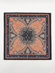 1pc Bandana Paisley Print 70cm Square Scarf, Headband, Neckerchief, Bag Tie - Multicolor - View 3