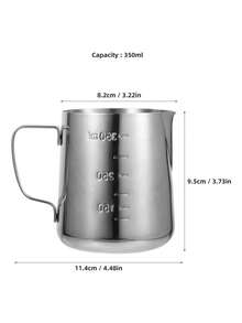 Milk Frothing Pitcher & Milk Frothers - Silver - View 3