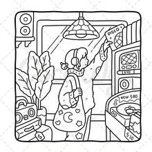 Girl Moments: Vol. 2 Coloring Book For Adults And Teens Featuring Cute Cozy Daily Activities For Relaxation Paperback - Multicolor - View 9